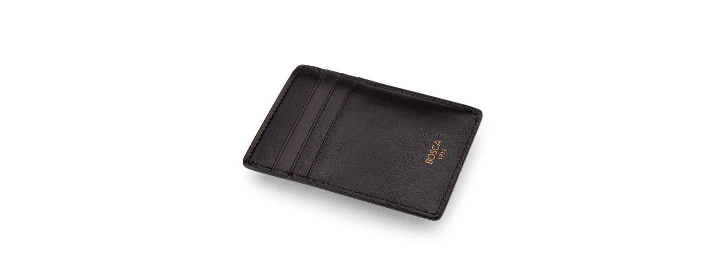 Мужской кошелёк Bosca Dolce Deluxe Front Pocket Wallet, Black — фото 3