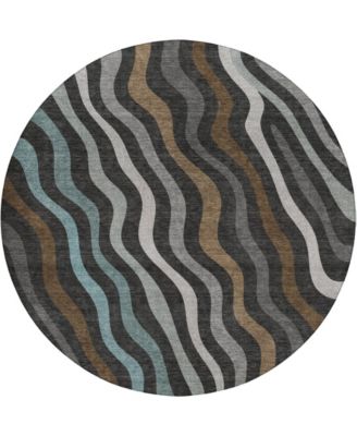 Kenner KN4 8'x8' Round Area Rug