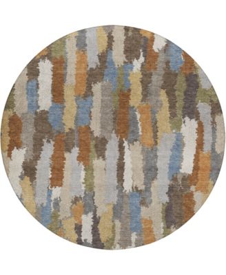 Kenner KN6 8'x8' Round Area Rug