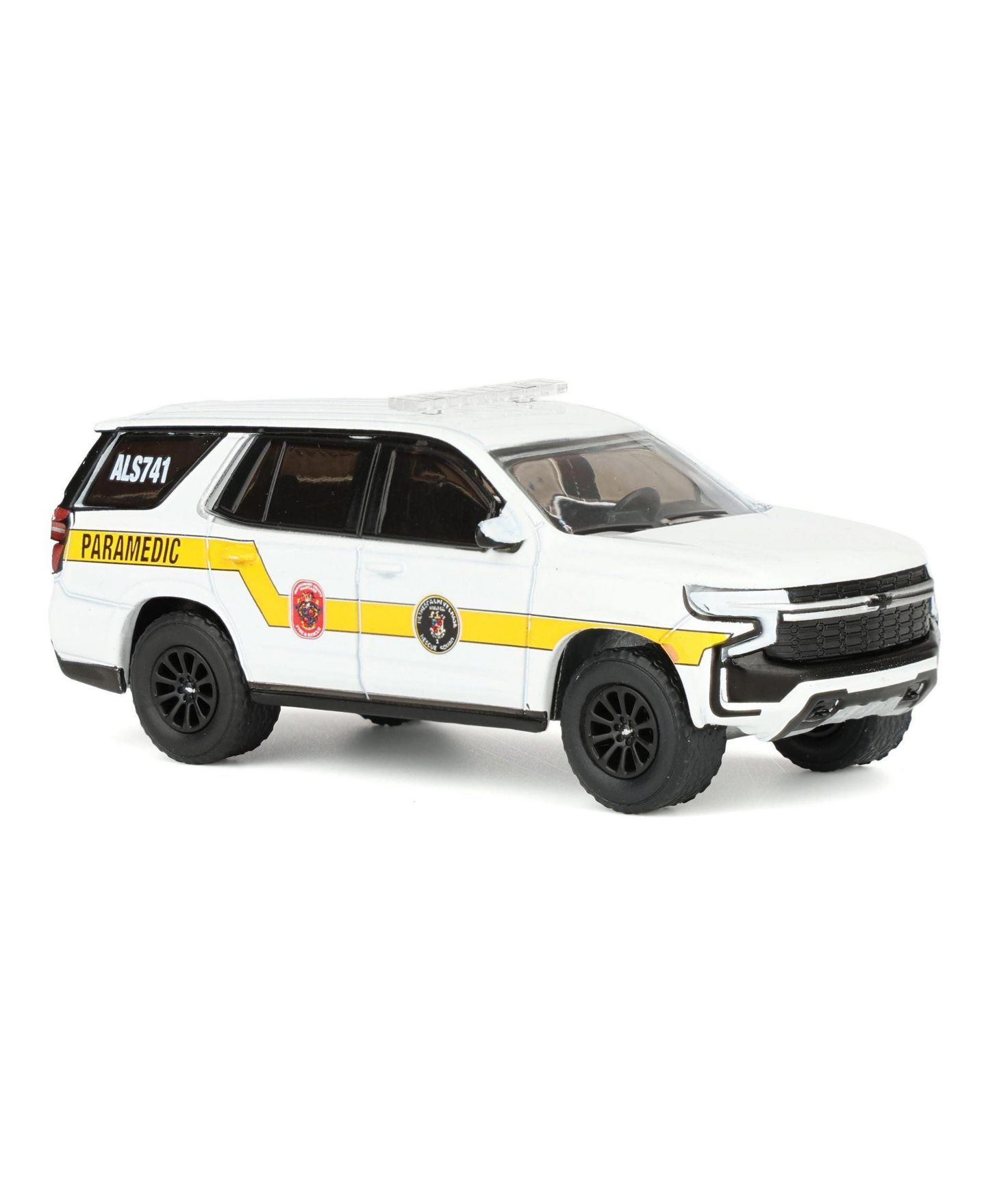 Детская игрушка Greenlight 2024 Chevrolet Tahoe Bethesda-Chevy Chase Rescue Squad Fire and Rescue Series 5 Diecast Replica Vehicle, 1-Piece, Ages 14+ — фото 2