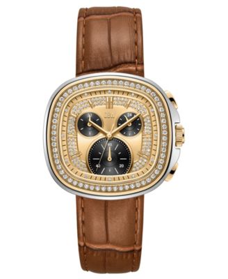 Men's Coast Two-Tone 18k Gold-Plated Watch 42mm