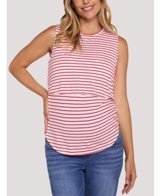 Maternity Motherhood Sleeveless Nursing Top