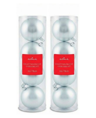 8-Piece Velvet Shatterproof Ball Ornaments