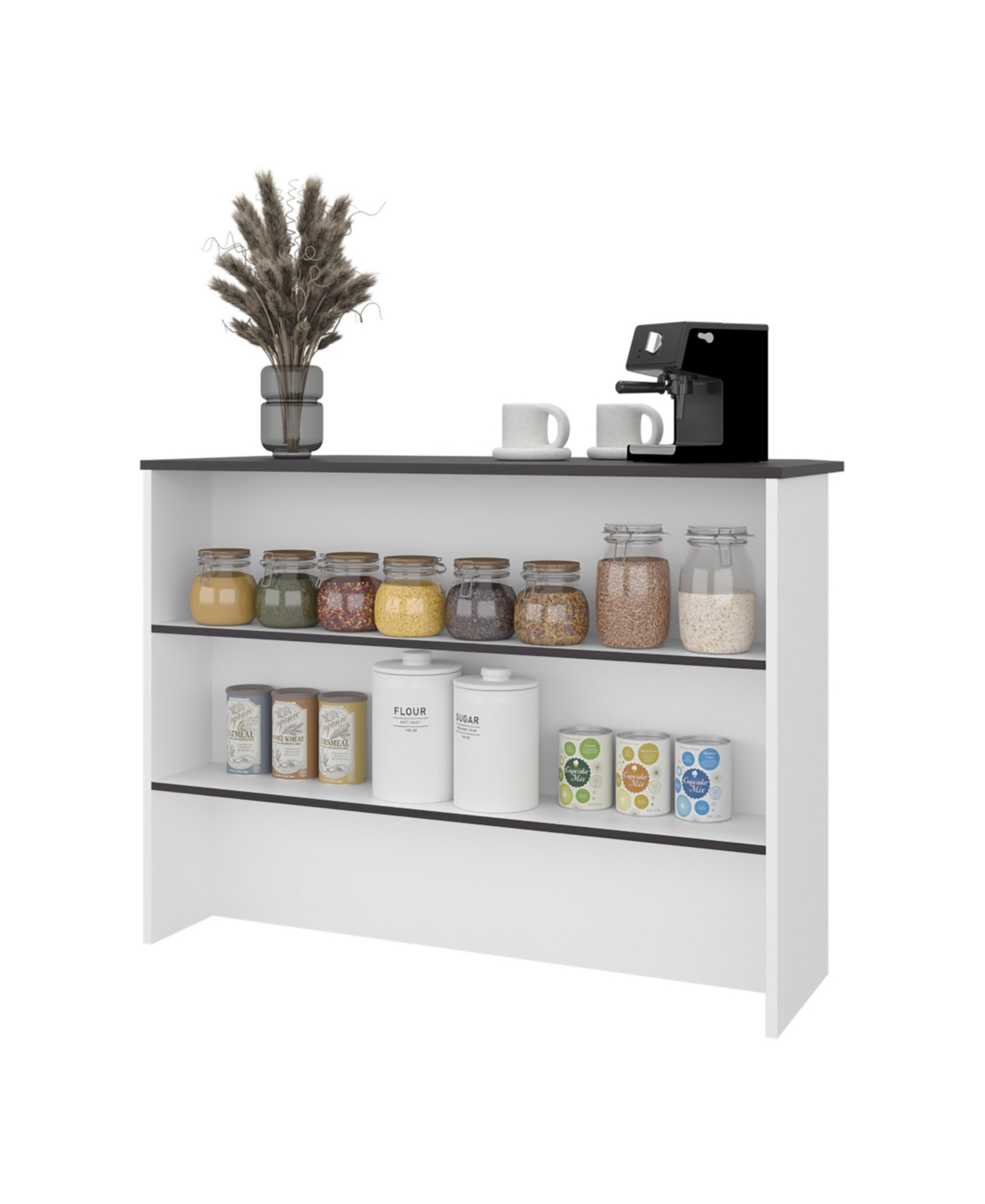 Fm Furniture Central kitchen island with modern design, ample storage space