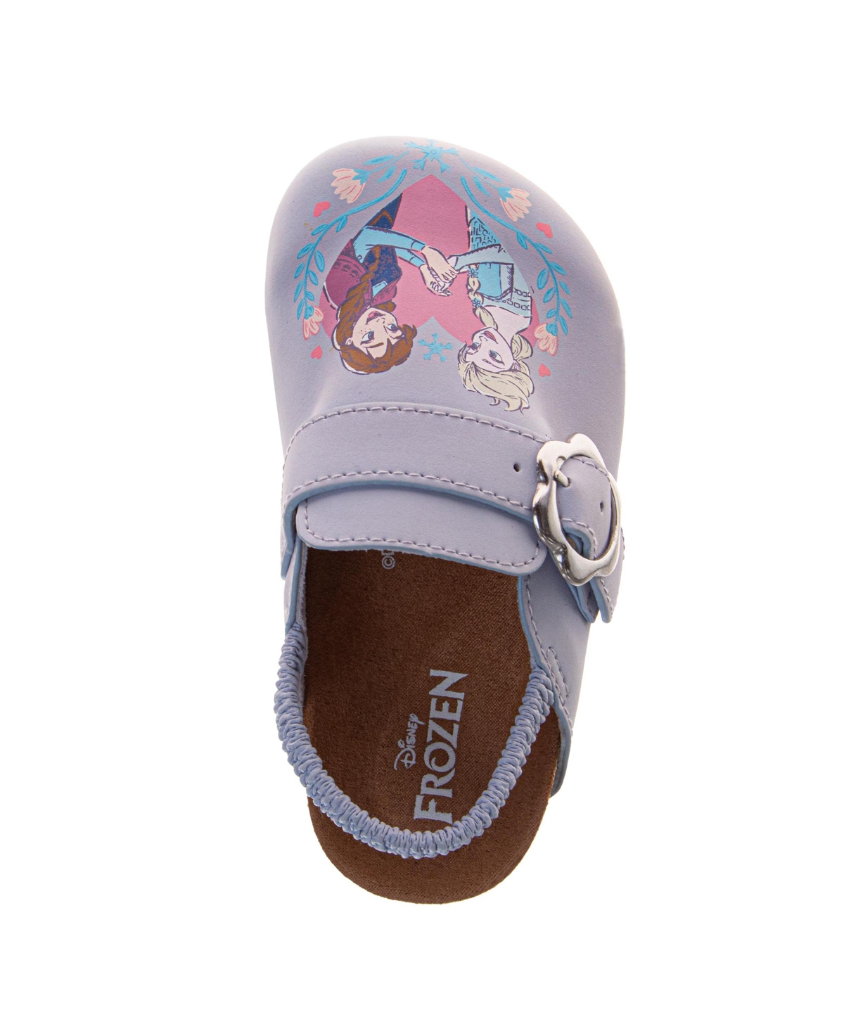 Disney Big Girls Frozen Anna and Elsa Clogs Slip On, Cork Clogs