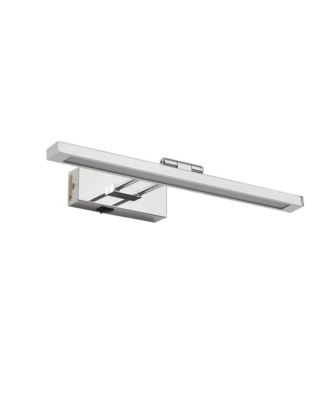 Battery Picture Light Wireless for Painting with Remote Full Metal Rechargeable Chrome Art Light Wall Sconce Display for Portrait Gallery