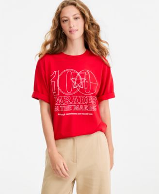 100th Thanksgiving Day Parade Adult Unisex Blueprint Graphic T-Shirt