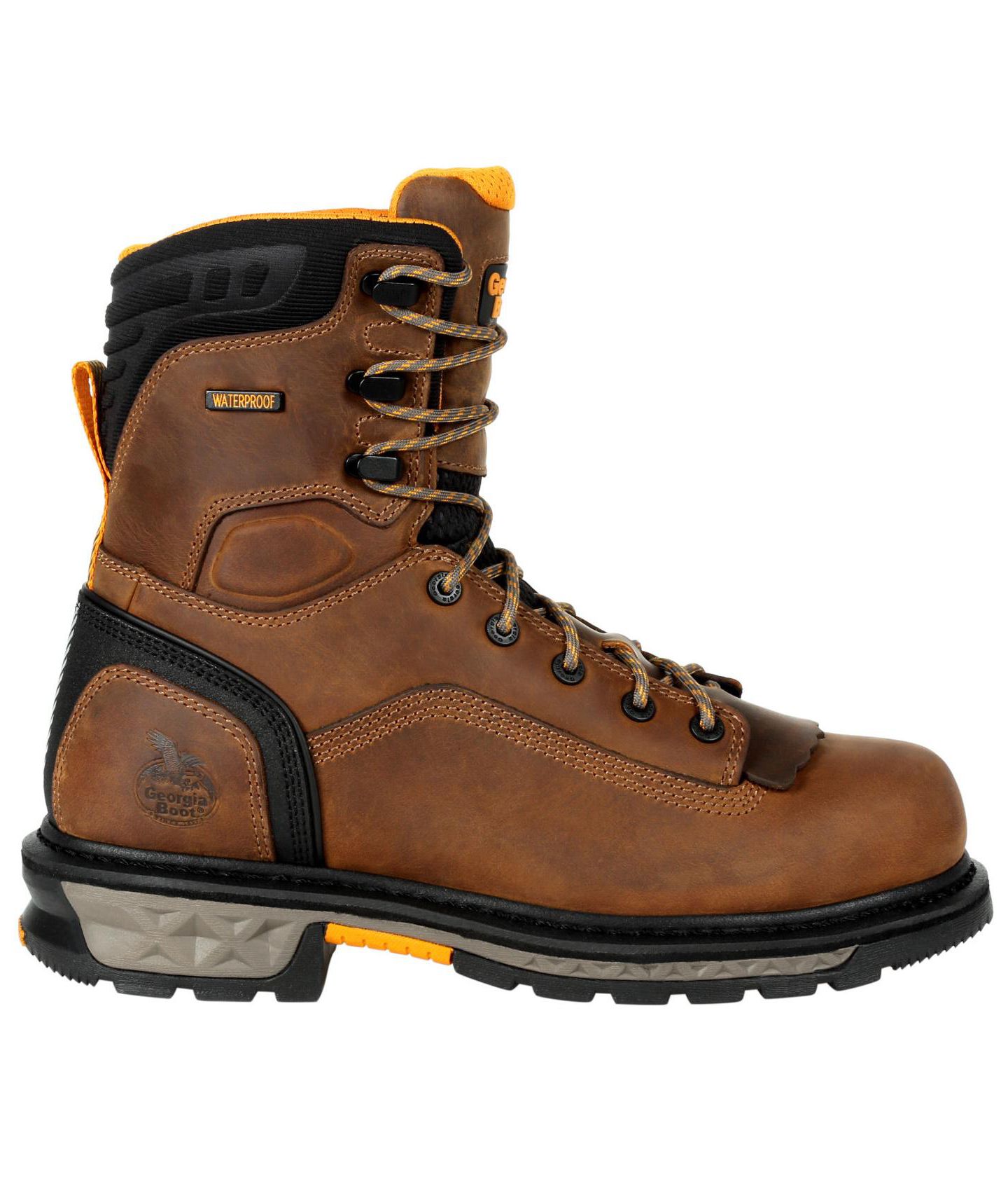 Мужские ботинки GEORGIA BOOT Carbo-Tec LTX Waterproof Work Boot, цвет: Чёрный / Коричневый — фото 3