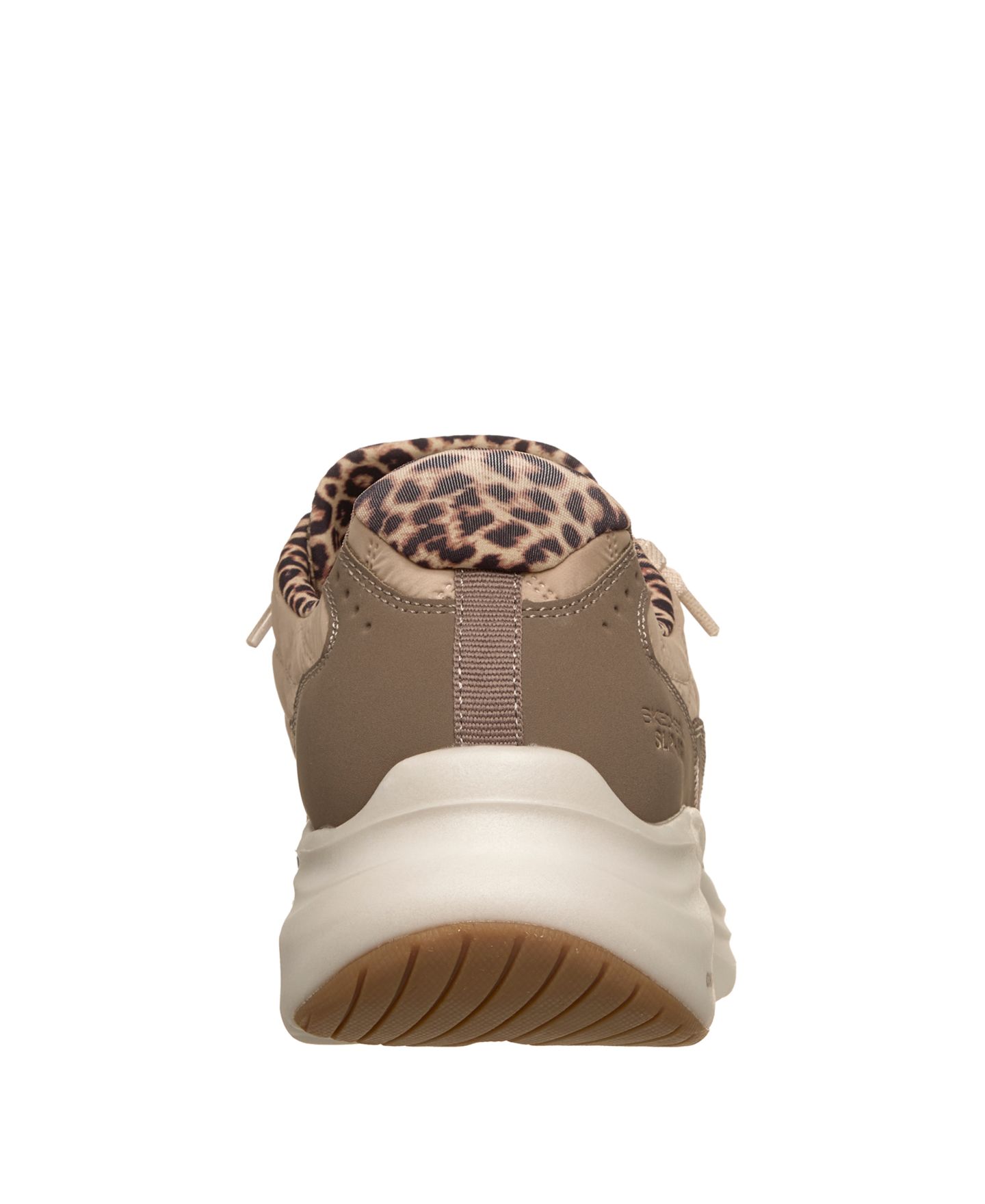 Женские кроссовки Skechers Slip-Ins Contour Foam - Cozy Fit - Leopard Dream Lifestyle, цвет: Коричневый / Леопардовый — фото 4