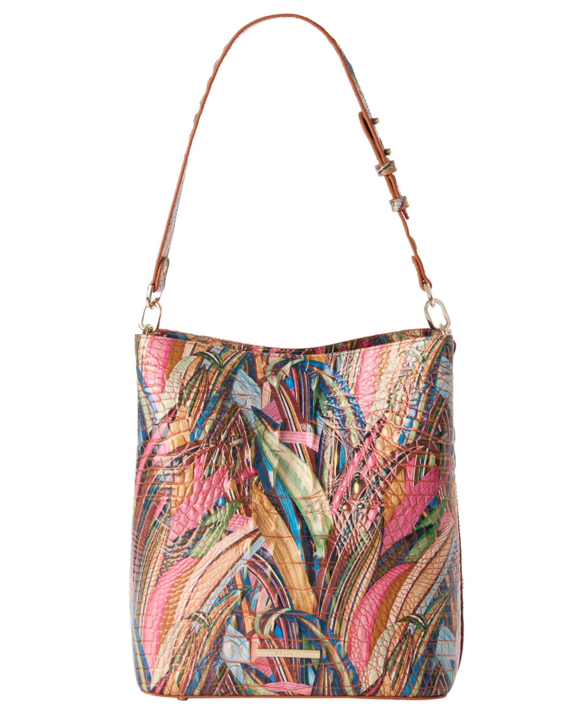 Brahmin Celina Melbourne Small Leather Bucket