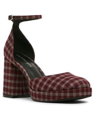 Women's Desire Two-Piece Block Heel Platform Dress Heels