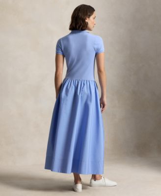 ralph lauren blue dress macys Polo Women's Dresses Shirt dress
