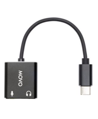 USBC-AC2 TRS Mic. to USB-C Stereo Audio Sound Card
