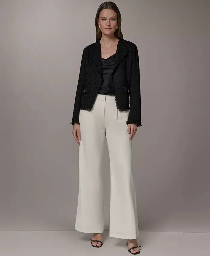 Petite Open-Front Long-Sleeve Jacket - thumbnail 2