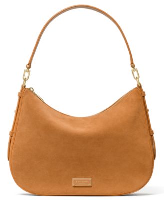 Suede Garden Soil Shoulder Handbag