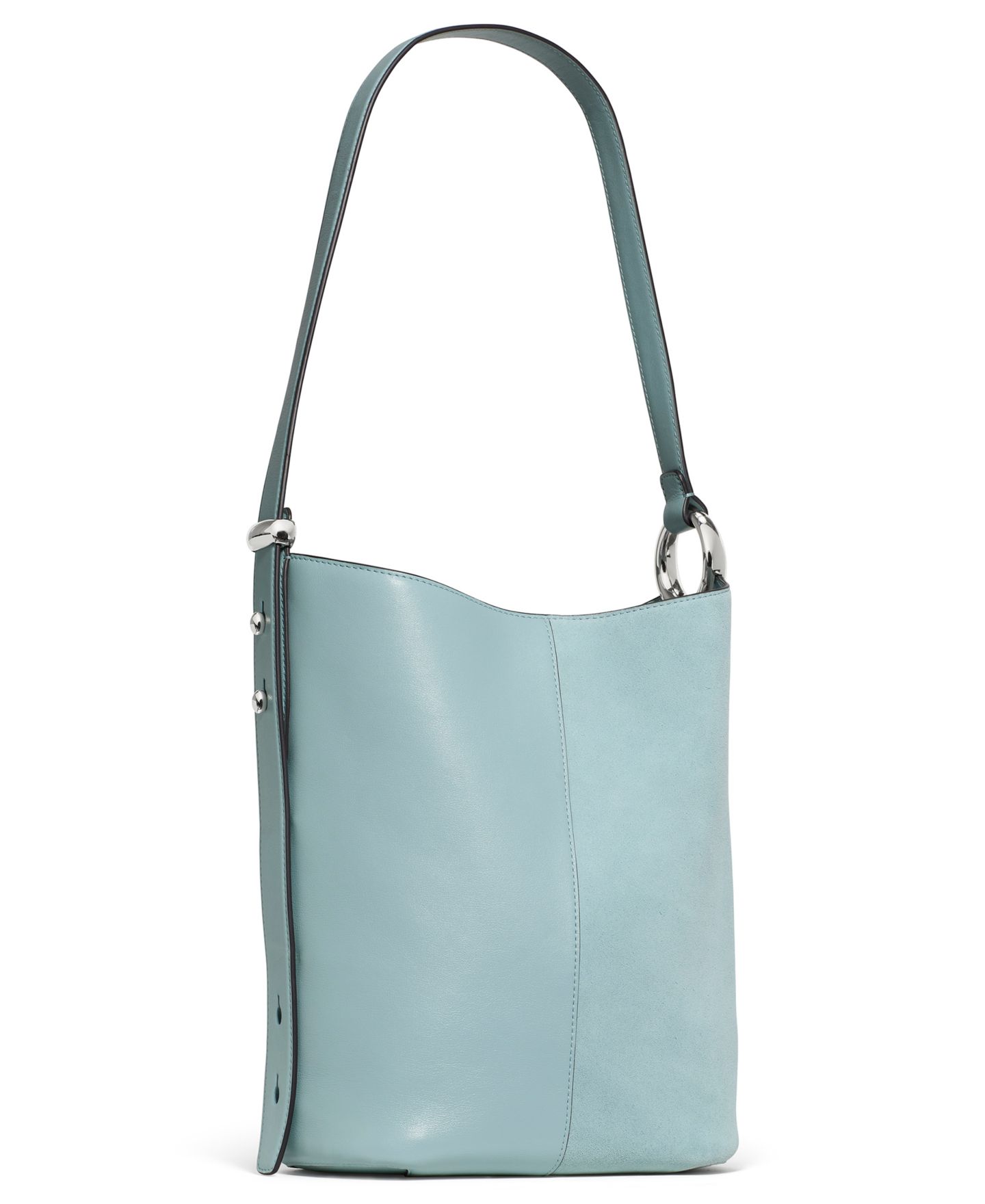 Женская сумка kate spade new york Halo Suede Medium Bucket, цвет: Морской — фото 3