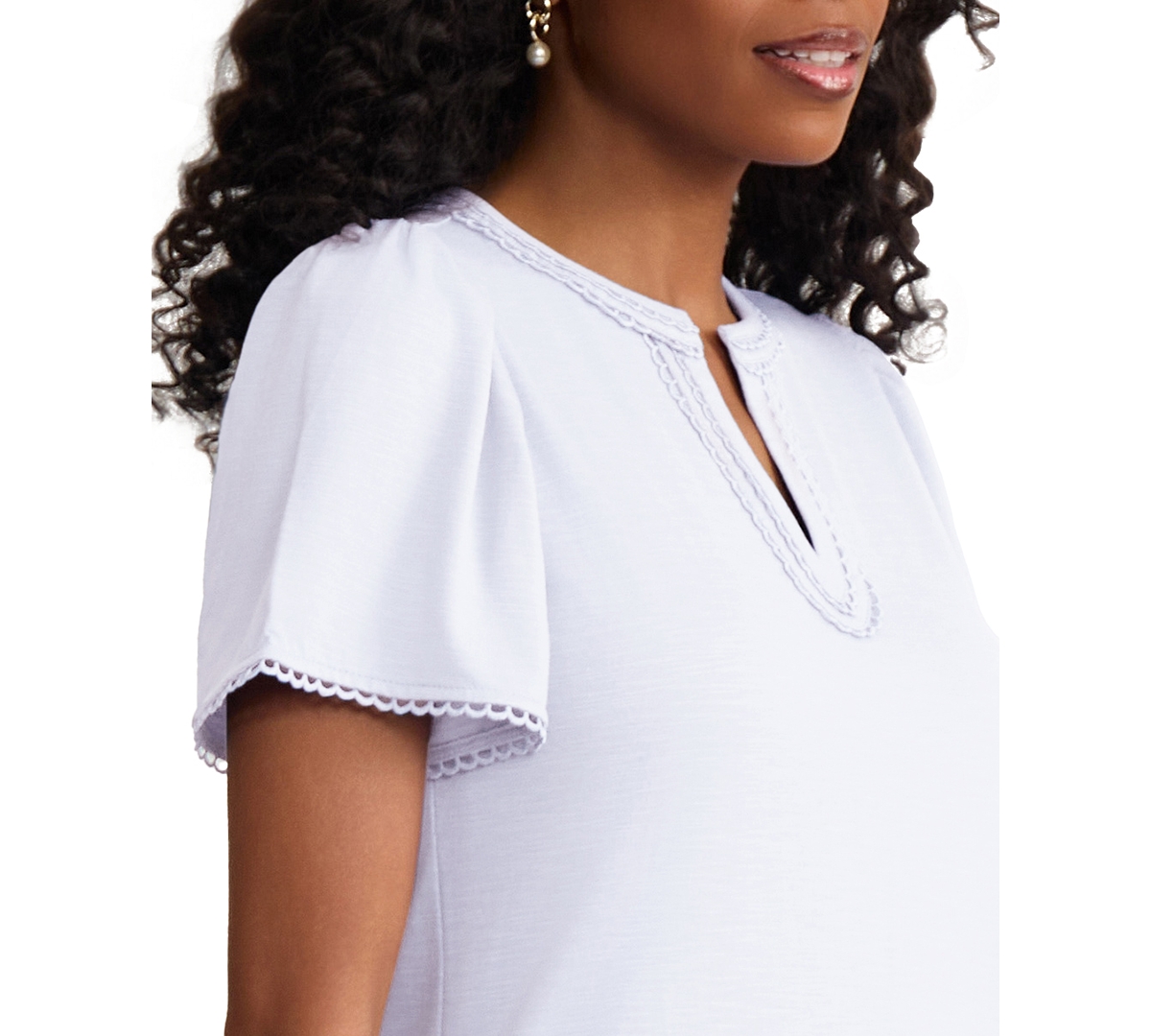 Jones New York Women's V-Neck Top