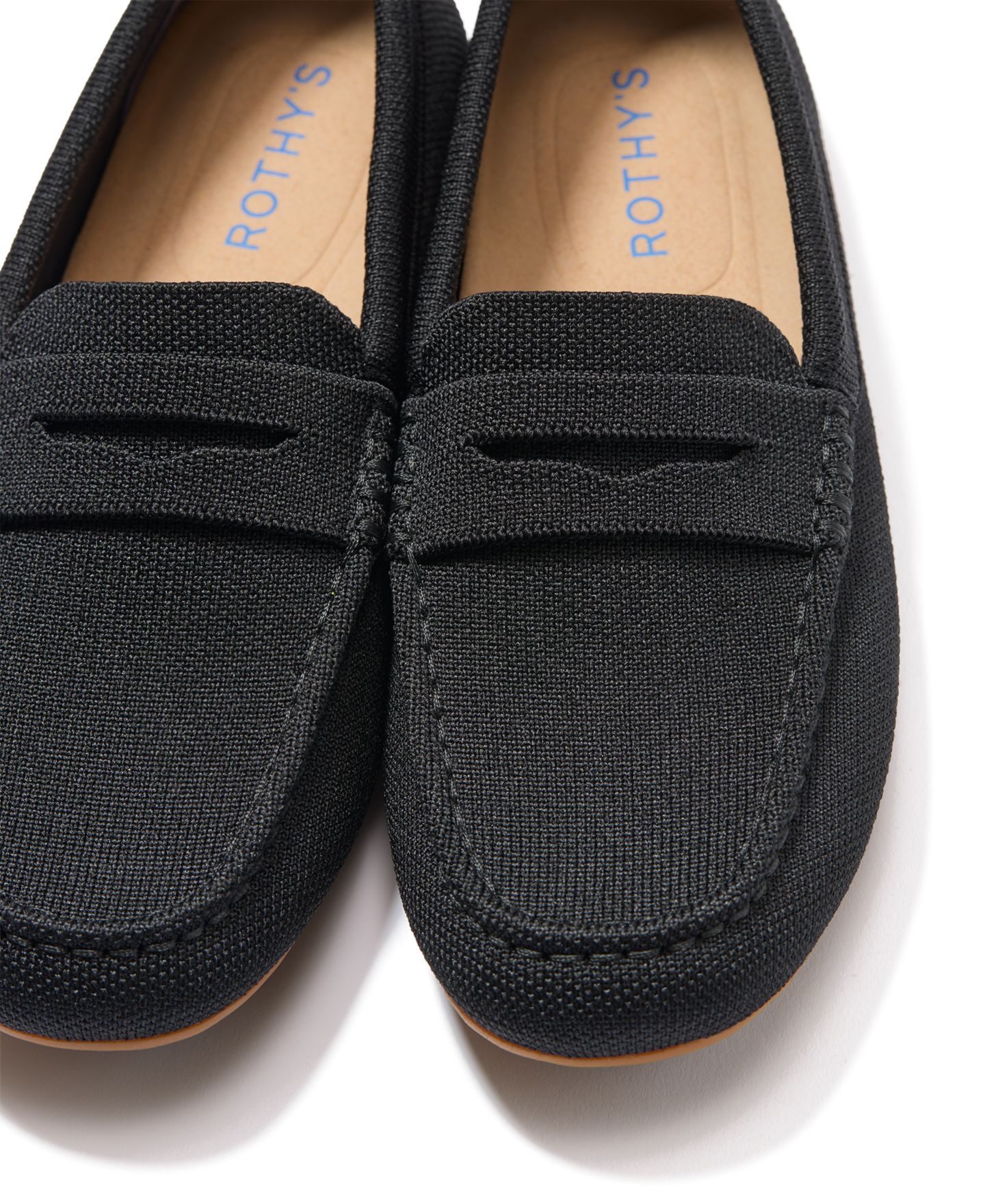 Женские туфли Rothy's Daily Driver Slip-On, цвет: Чёрный — фото 4