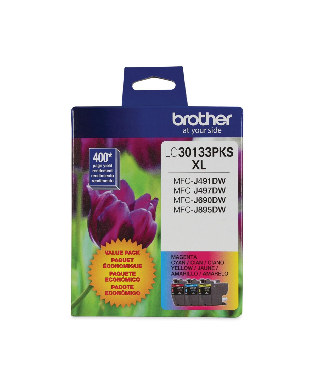 Brother LC30133PKS 400 Page-Yield High-Yield Ink (3 Pack