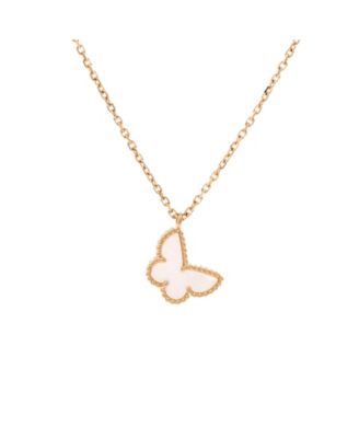 Sweet Alhambra Butterfly Pendant Necklace