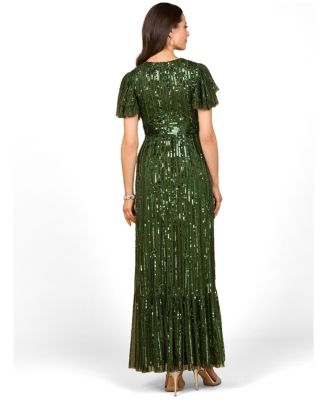 20's formal dresses 1920s evening dress in black chiffon and asymmetrical skirt main image 1