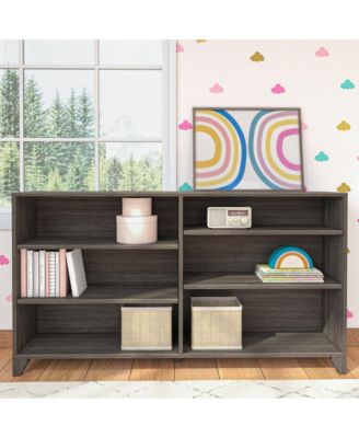 Classic 6-Shelf Bookcase, Solid Wood Bookcase for Kids Bedroom/Playroom