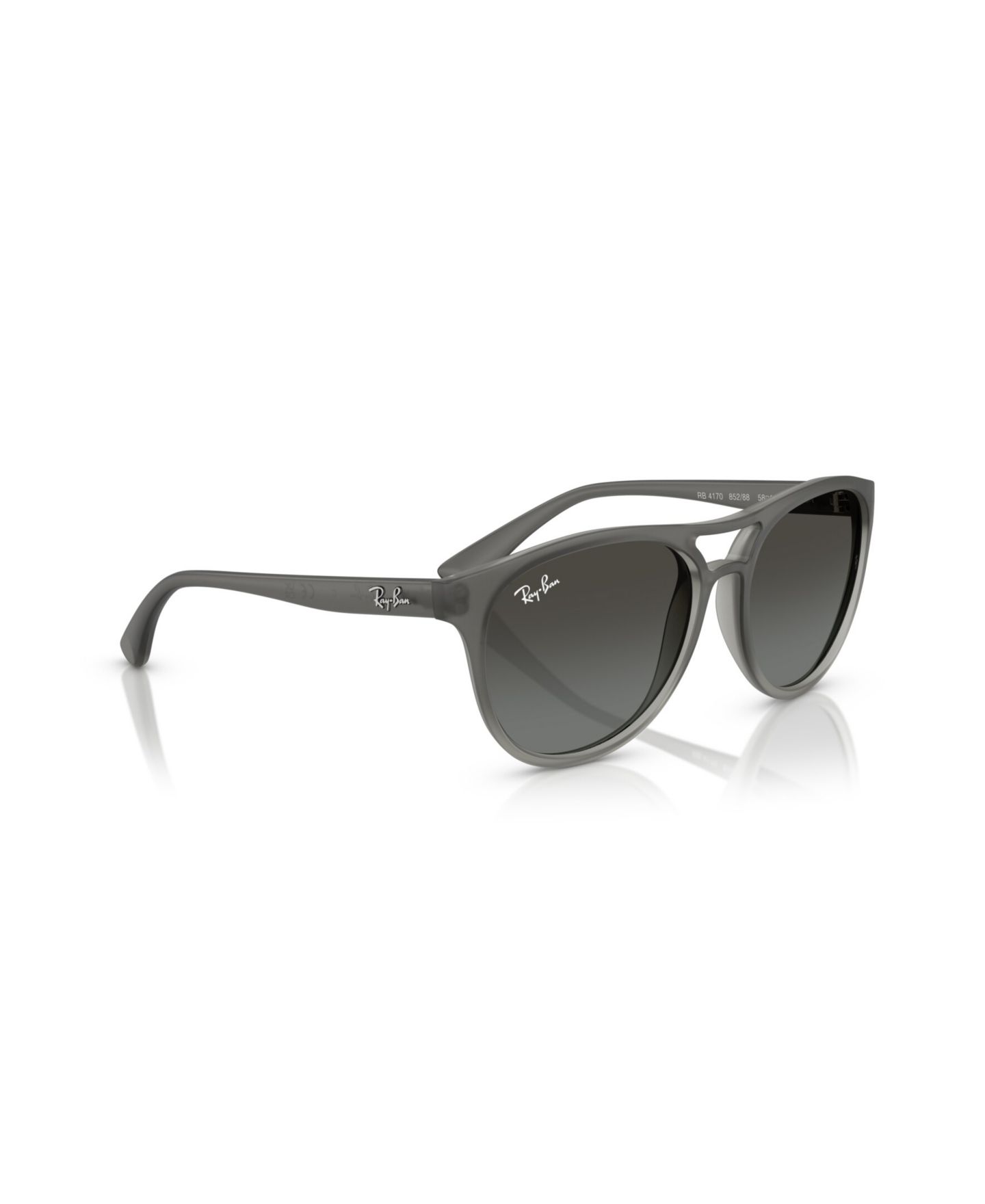 Мужские солнцезащитные очки Ray-Ban Gradient Lenses Sunglasses, Brad RB4170, цвет: Серый прозрачный серый — фото 6