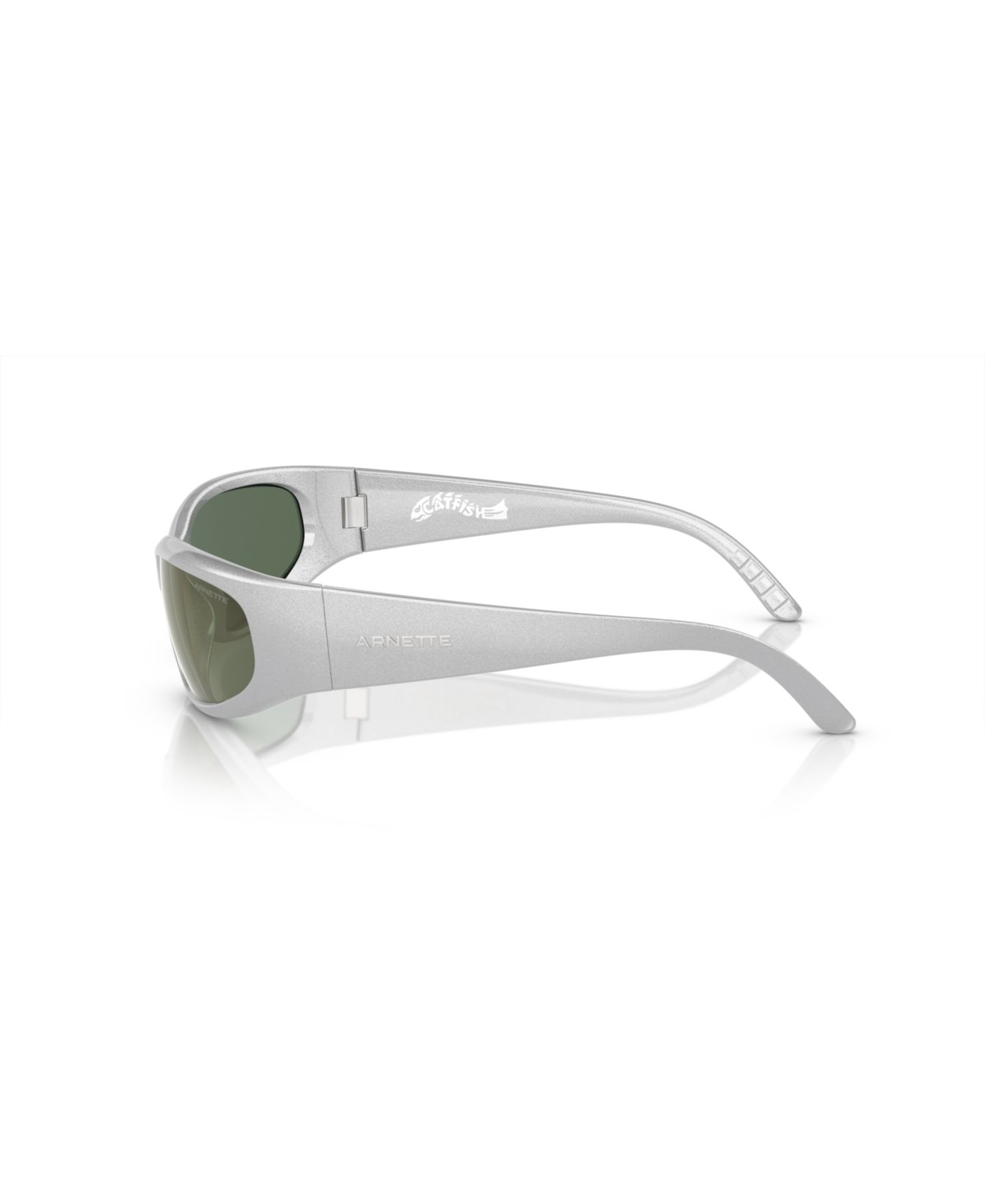 Мужские солнцезащитные очки Arnette Catfish Sunglasses, AN4302, цвет: Металлик серебряный — фото 3