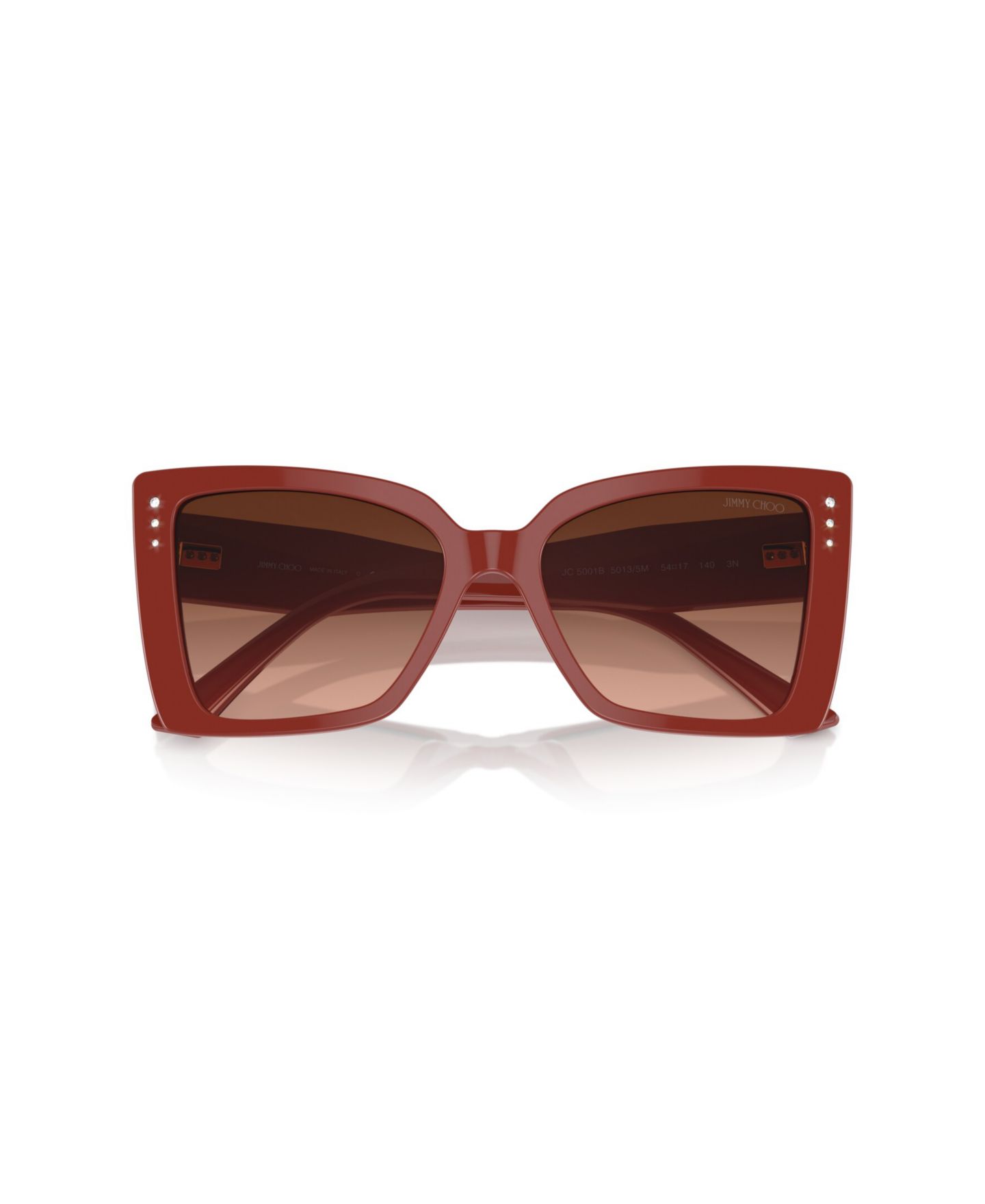 Женские солнцезащитные очки Jimmy Choo Butterfly Sunglasses, JC5001B, цвет: Красный — фото 5