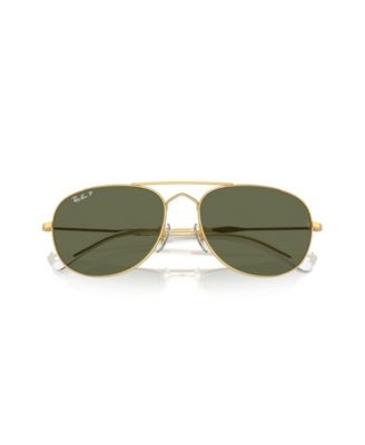 Unisex Polarized Bain Bridge Pilot Sunglasses, RB3735