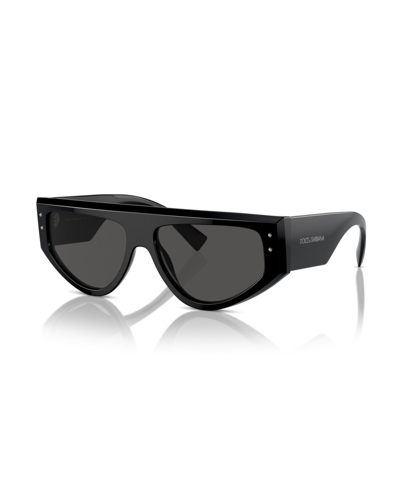 Мужские солнцезащитные очки Dolce&Gabbana Rectangle Sunglasses, DG4461, цвет: Чёрный — фото 1