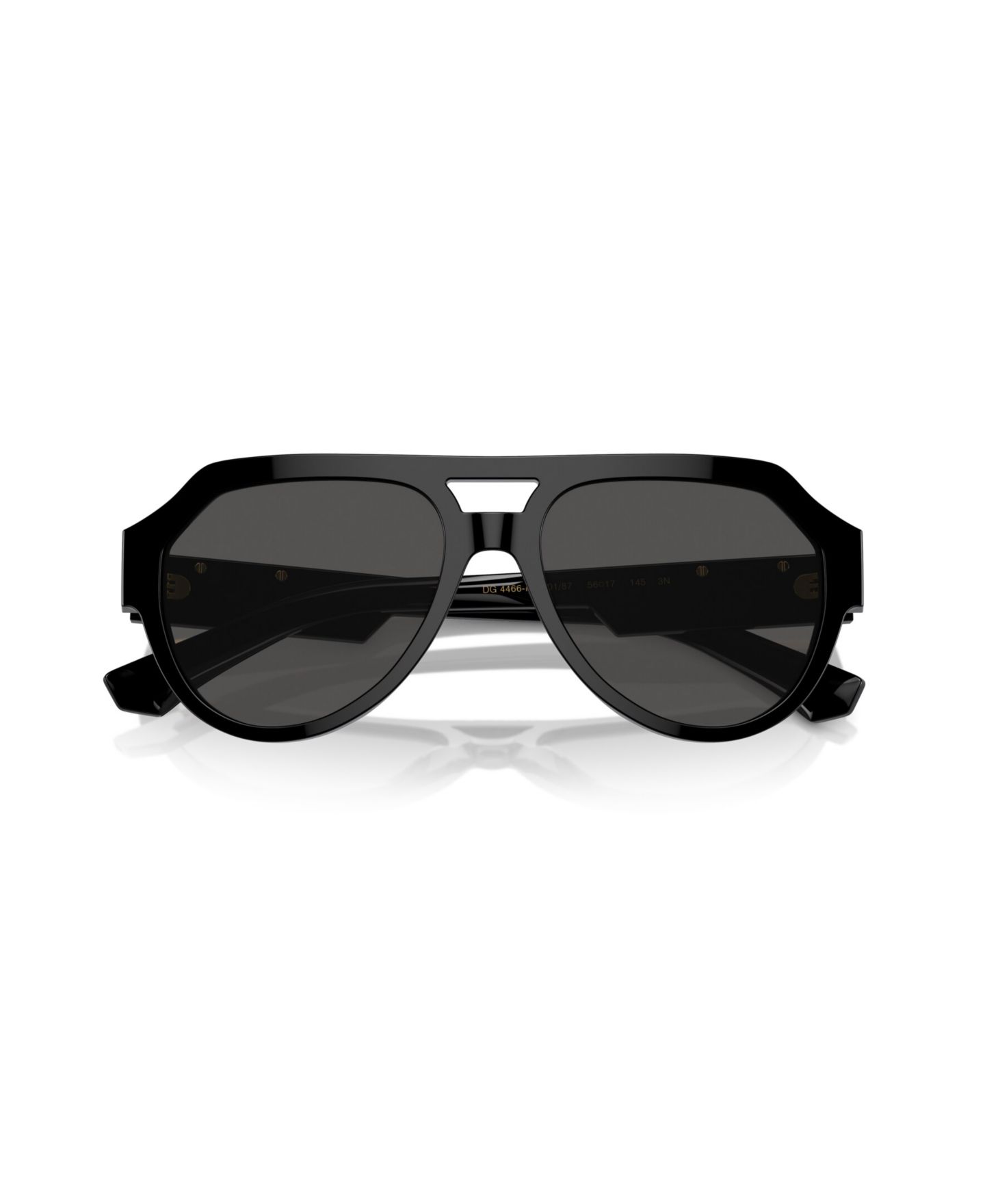 Мужские солнцезащитные очки Dolce&Gabbana Square Sunglasses, DG4466F, цвет: Чёрный — фото 5