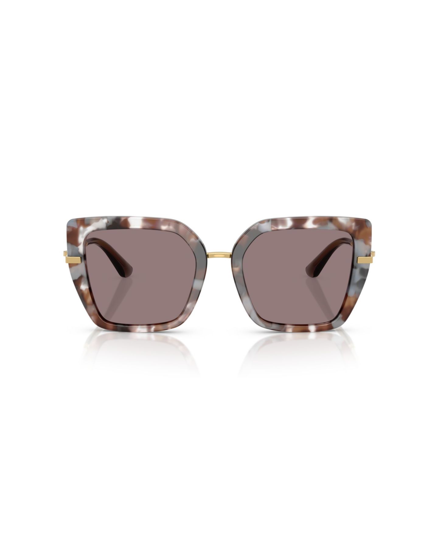 Женские солнцезащитные очки Dolce&Gabbana Butterfly Sunglasses, DG4474, цвет: Гавана серый — фото 2