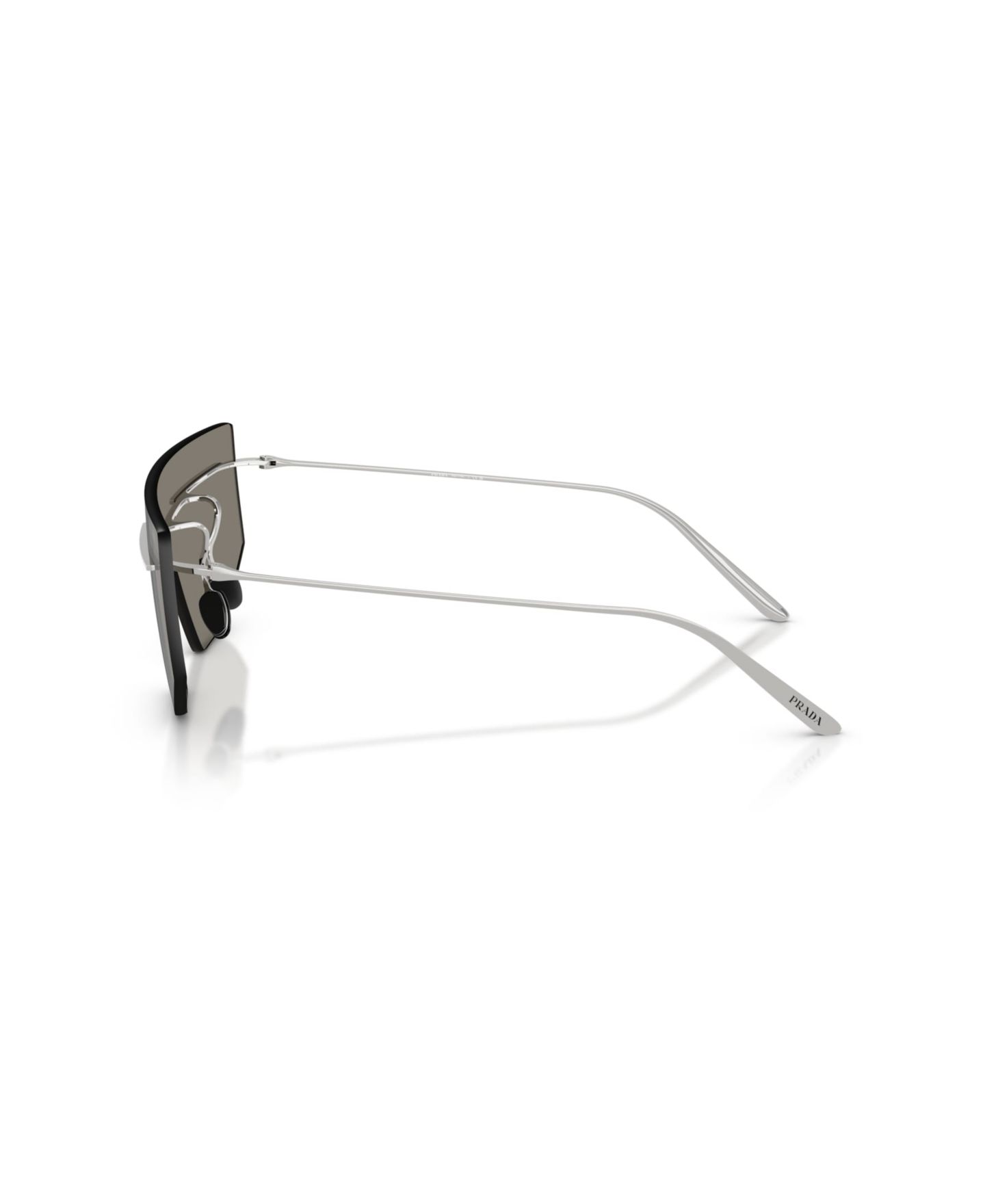 Мужские солнцезащитные очки PRADA Geometric Sunglasses, PR B55S, цвет: Серебряный — фото 3