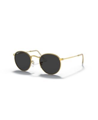 Men's Polarized Round Metal Round Sunglasses, RB3447