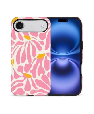 Case for iPhone Air, 2-in-1 Dual-Layer Shockproof Protection, Colorful Flower Art Glossy Case