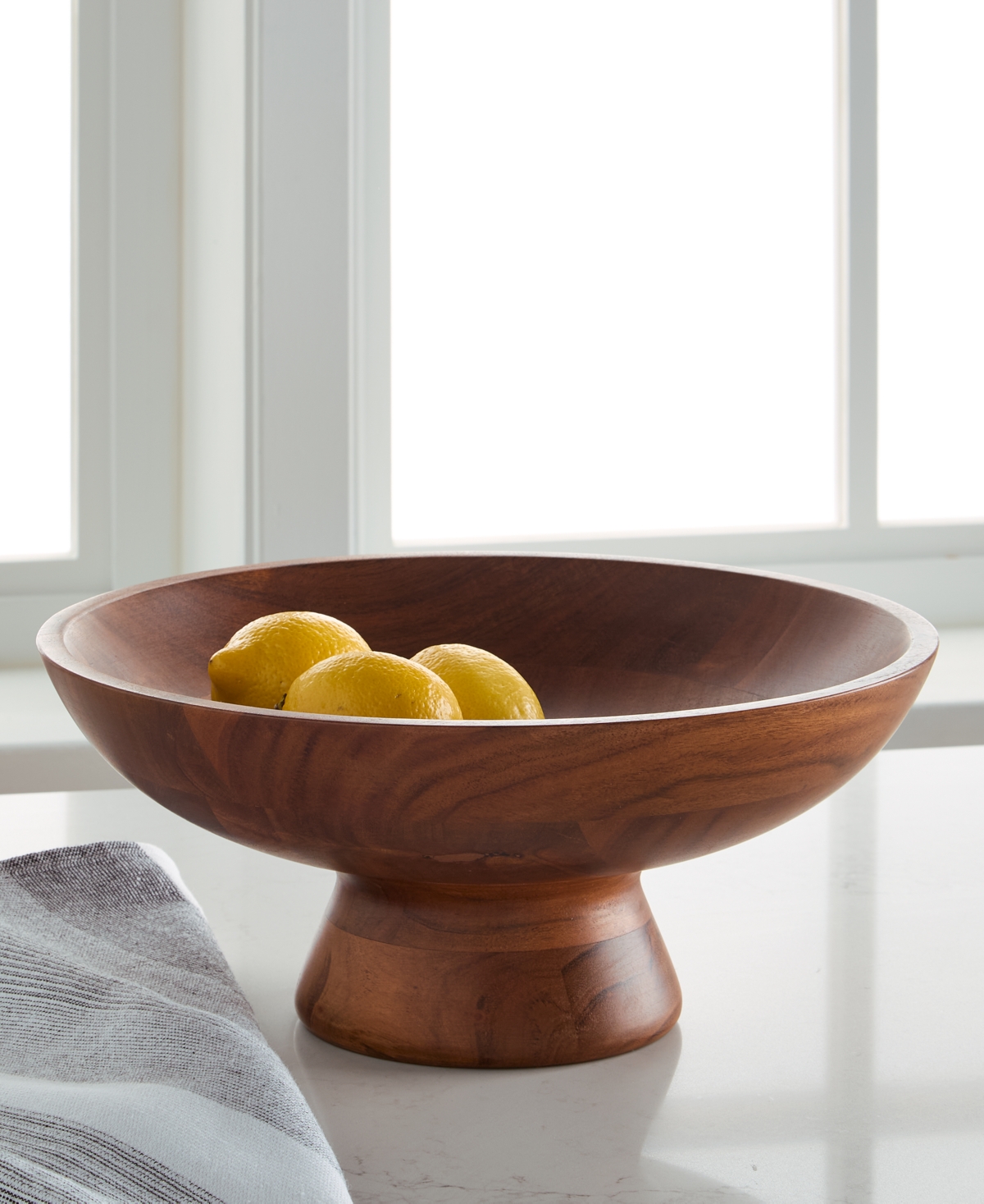 The Cellar Acacia Wood Centerpiece Bowl, Macy's Exclusive