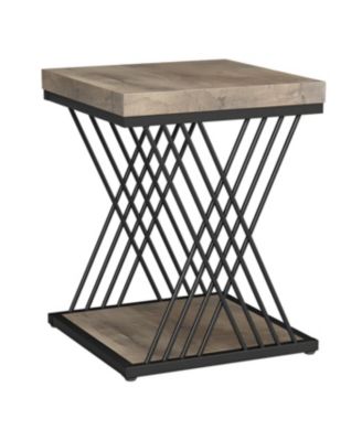 Modern 2 Tier Side Table for Bedside Sofa and Small Spaces