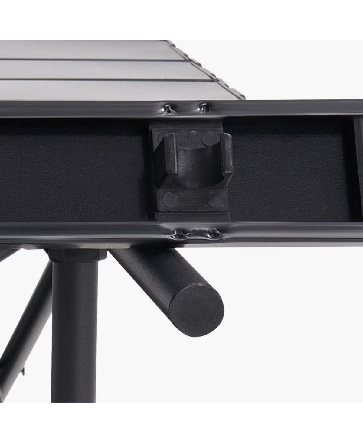 Yiortwo Folding Portable Camping Table, Aluminum Roll Up Picnic Table with Storage Bag