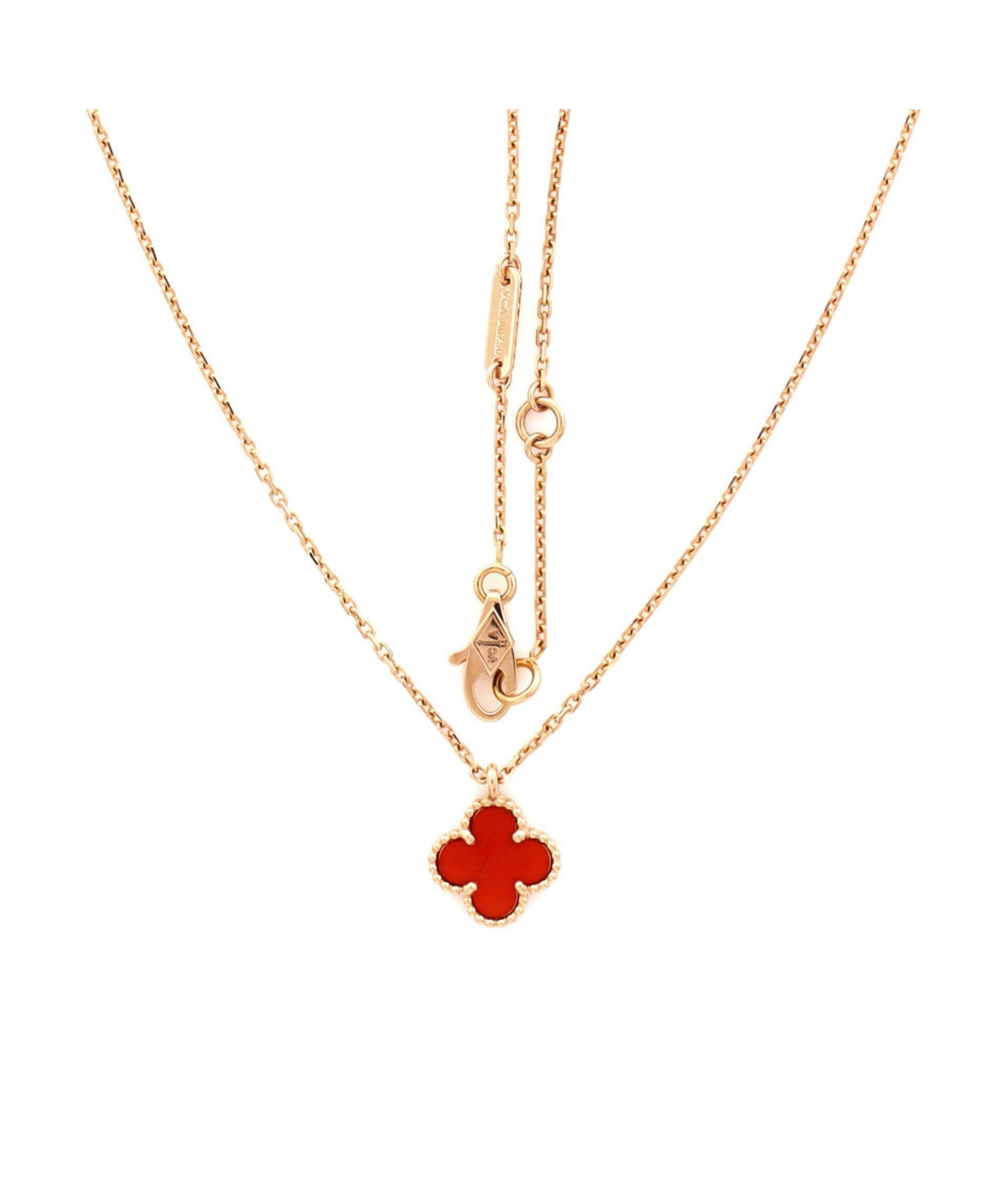Pre-Owned Van Cleef & Arpels Sweet Alhambra Pendant Necklace