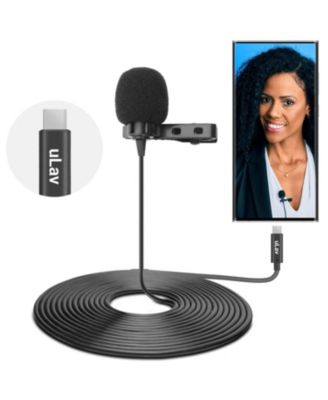 uLav - Wired Omnidirectional USB-C Lavalier Clip On Microphone
