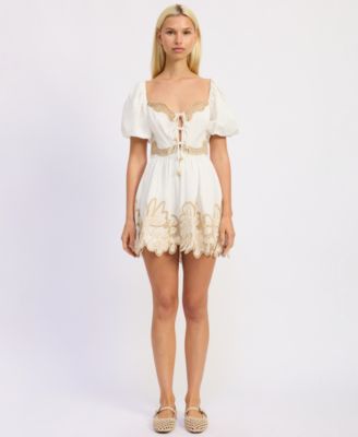 Women's Anna Sweetheart Neck Mini Dress