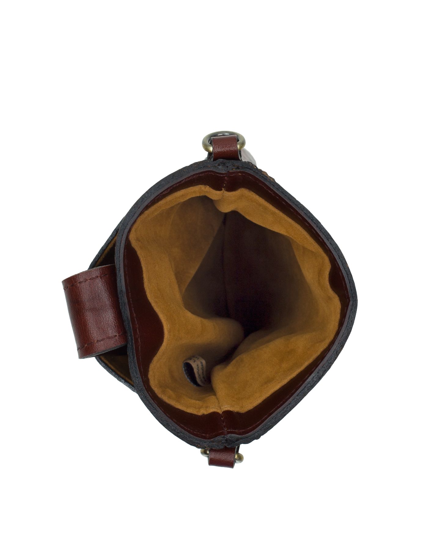 Женская сумка Patricia Nash Leontine Mini Tooled Leather Crossbody, цвет: Коньячный — фото 4
