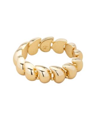 St Moran Gold Statement Stretch Zaha Bracelet - Gold 135$