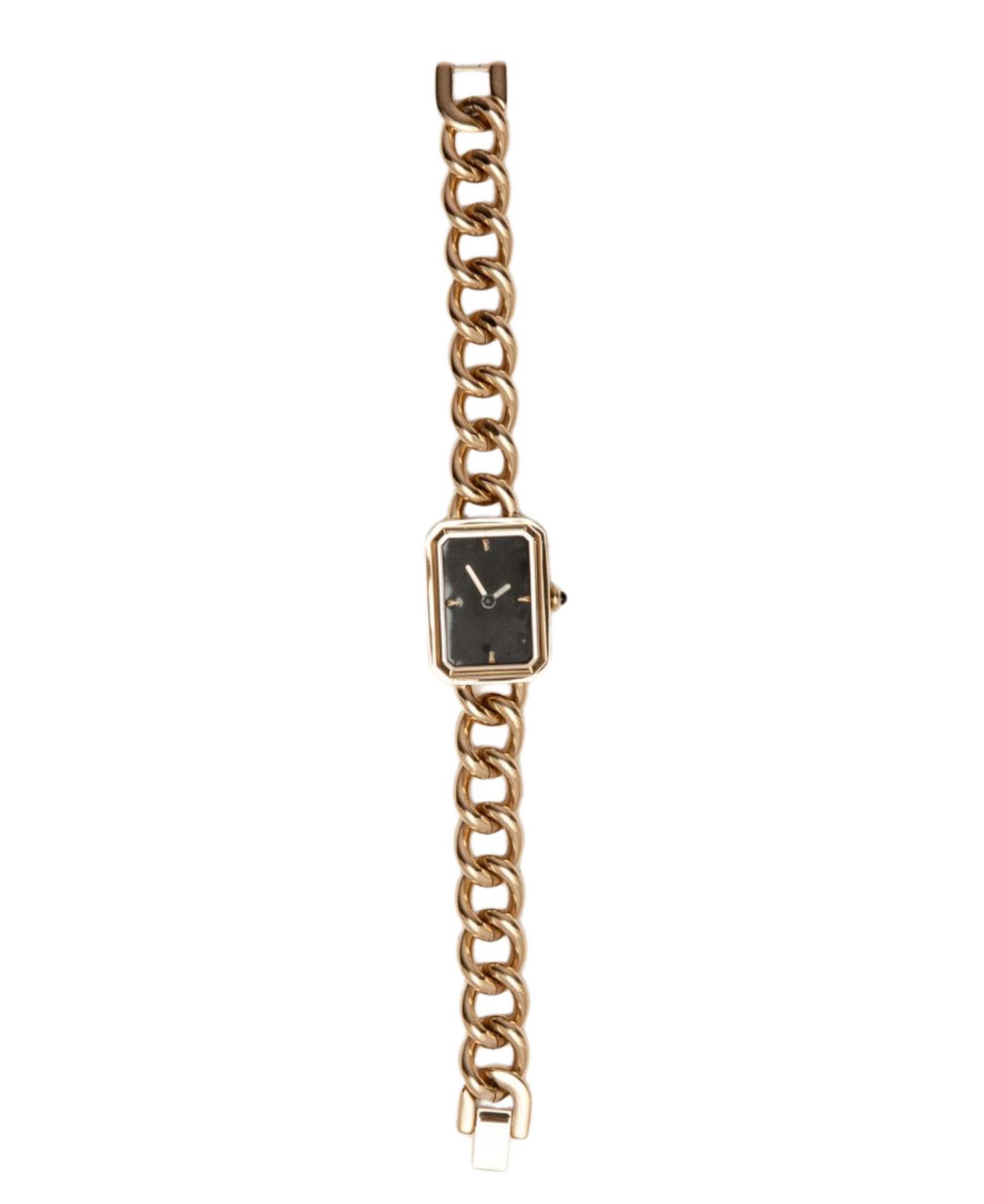 Женские часы st. Moran Tarnish-Resistant Gold-Plated Stainless Steel Moran Chain Watch 19mmx25mm — фото 1
