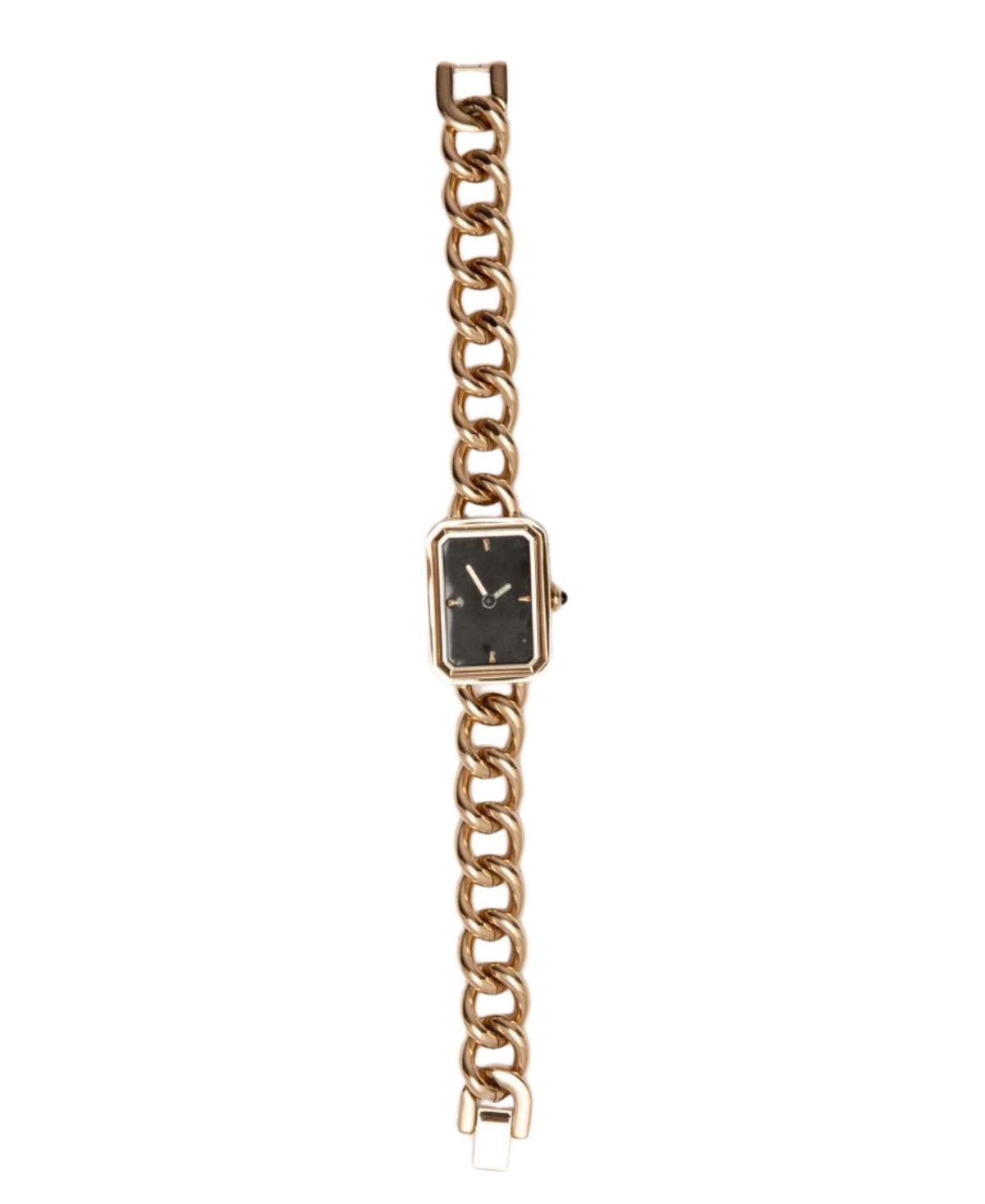 St. Moran Tarnish-resistant Gold-plated Stainless Steel Moran Chain Watch 19mmx25mm