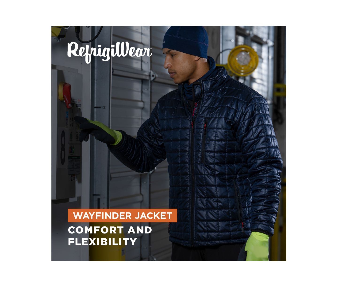 Мужская куртка RefrigiWear Big & Tall EnduraQuilt Wayfinder, цвет: Тёмно-синий — фото 11