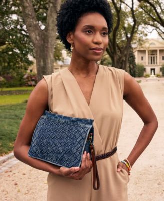 Patricia Nash Yvette Small Woven Denim Clutch Crossbody Bag - Macy's