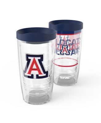 Arizona Wildcats 2-Pack 16oz. Competitor Emblem Tumbler Set