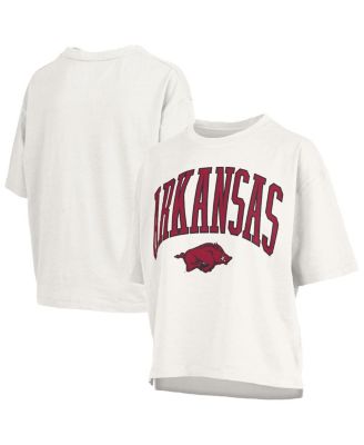 Women's White Arkansas Razorbacks Nelson T-Shirt